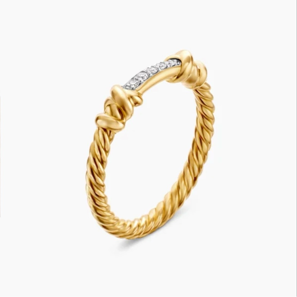 David Yurman Petite Helena Wrap Band Ring